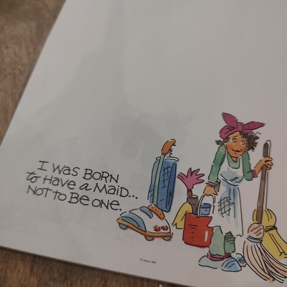 Vintage C.M. PAULA CO 1989 Notepad  decorated sheets 5.5x8.75 Retro Stationary - Picture 9 of 12